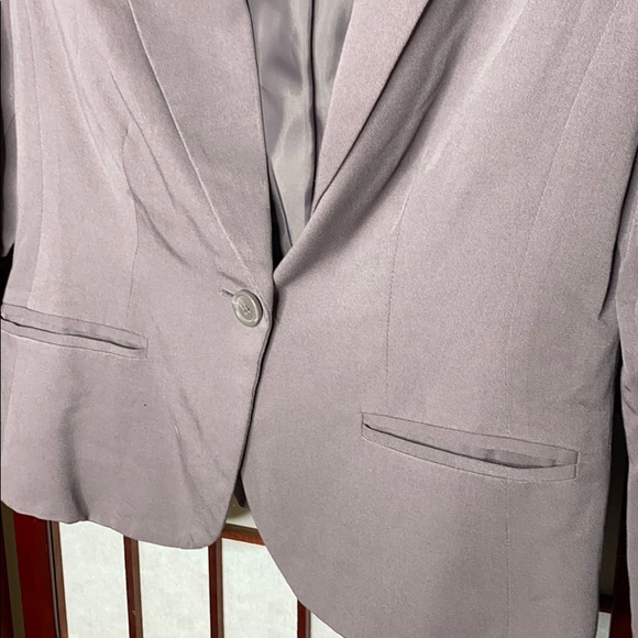 LC lauren conrad gray button blazer - Picture 4 of 8